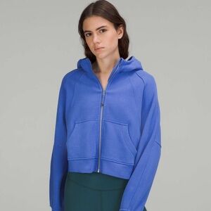 Lululemon scuba full zip in color wild indigo